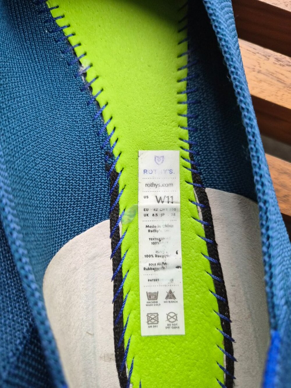 Blue Rothy's Size 11 - Picture 6 of 6
